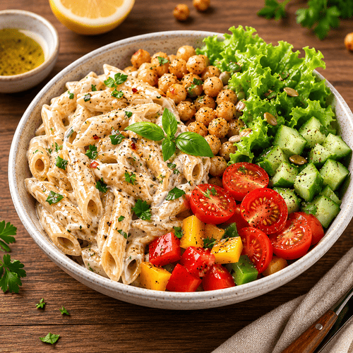 Creamy Protein Pasta Bowl